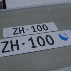 Autonummer ZH 100